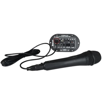 12V 24V 220V Vysoký Výkon Digitálny Zosilňovač Rada Bluetooth-kompatibilné Subwoofer Zosilňovač Auta Domov, USB, FM Rádio, TF Prehrávač Audio Modul