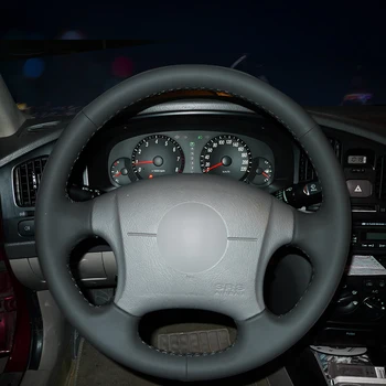 Čierny Kožený Volant, Kryt na Hyundai Elantra Staré Elantra 2004-2011