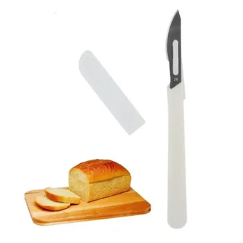 Bageta, Krájanie Chleba Nožom Praktické Európskej Nôž na Chlieb Rezné Nástroje Pečivo Fréza S Uhlíkovej Ocele Čepeľ PP Ramienka