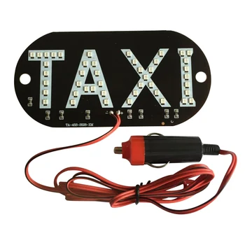 1pcs 12V LED Taxi Led Auto Čelné sklo Kabíny Indikátor Lampa Prihlásiť Modré Sklo Taxi Svetlo Lampy Pre Taxi/Cab Služby