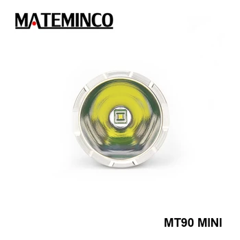 Mateminco MT90 Mini Silný SBT90.2 LED 18650 Nabíjateľné Baterky Svietidlo Typu C, USB 1400 Metrov Dlhý Rad Camping Baterka