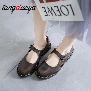 Japonský Študent Lolita Topánky Žena Platformu Mary Janes topánky Pracky Popruhu Roztomilý Cosplay Jednotné Žena Topánky Zapatos De Mujer
