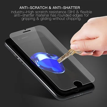 9H Ochranné Úplné Pokrytie Tvrdeného Skla Screen Protector pre iPhone SE 12 11 Pro X XR XS Max 8 7 Plus 6 6 6 SE 5 12 Pro Sklo