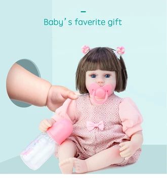 42CM Rovné vlasy Bábiky Reborn Bábiky Realistické realisticky Novorodencov Bábiky, Hračky Pre Dievčatá, Batoľa, bábiky pre dievčatá