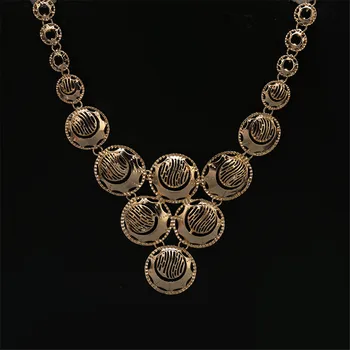 Dobrý Vyhlásenie Svadobné Šperky Set Veľkoobchod Saudskej Arábie Zlato Žena Svadobné Šperky Nastaviť Nigérijský Žena, Doplnky, Svadobné Šperky Set