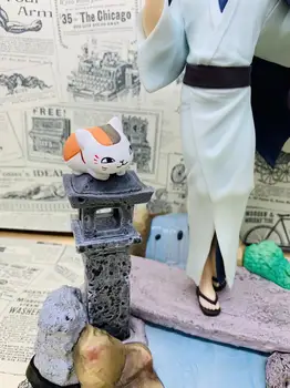25 cm Natsume Yuujinchou Nyanko Sensei Madara Cat & Natsume Takashi obrázok Anime Akcie Obrázok PVC Nová Kolekcia údaje hračky