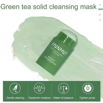 40 g Zeleného Čaju Olej Cleansing Mask Kontrolu Akné Zúčtovania Maska Hydratačná Blackhead Jemné Póry, Bahenné Masky