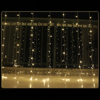 3x1/3 x 3/6x3m LED Cencúľ String Svetlá na Vianočné Rozprávky Svetlá Garland Vonkajšie Domov Na Svadbu/Party/Záclony/Záhradné Dekorácie