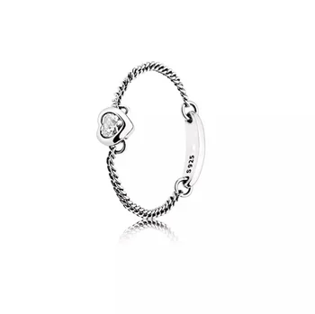 2020 nový Pandora čistého striebra 925 jednoduché módy kúzlo krúžok vhodné pre dámy' narodeniny výročie zapojenie šperky darček
