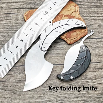 1pcs Leaf Skladací Nôž Poľovnícke Táborenie Ovocie Kuchyňa Vreckový Nôž na Prežitie Nože Vysokú Tvrdosť Vojenské Gadgets