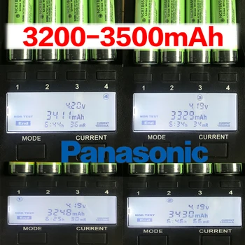 Nový, Originálny Panasonic NCR18650B 3,7 v 3400mAh 18650 nabíjateľná lítiová batéria pre Panasonic baterka batérie+Špicaté