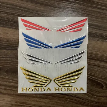 Univerzálne Dekorácie Moto Obtlačky Motocykel Nálepka Pre Honda Krídlo Znak, Odznak Odtlačkový 3D Motorke Oleja, Palivovej Nádrže Logo Nálepky