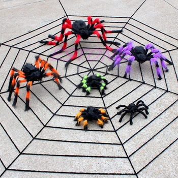 2020 Nové Kvapka Loď Mäkké Plyšové Hračky Black Plyšové Spider Červených Očí Halloween Dekorácie, Party Zvýhodňuje