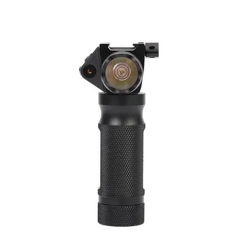Taktické Laser, Baterka Zmes All-in-one Vertikálny Grip Predná Vidlica Strobo Baterka a Červený / Zelený Laser Sight 20 mm