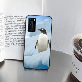 Zviera Penguin karikatúra roztomilý Telefón puzdro na huawei P40 pro lite P8 P9 P10 P20 P30 psmart 2017 2018 2019