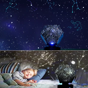 LED Star Projektor Nočné Osvetlenie S Diaľkovým ovládaním Stavať v Hudbe Galaxy Hmlovina Projekčná Lampy Domova Deti Darček