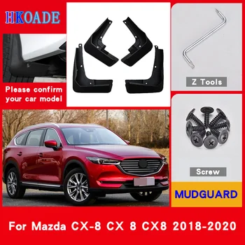 Auto Blatník Blato Klapky Pre Mazda CX-8 CX 8 CX8 2018 2019 2020 Blatníky Splash Stráže Blatník Mudflaps Auto Blatník Príslušenstvo