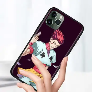 Telefón puzdro Pre iPhone 7 8 11 12 Pro Max 12Mini X XS XR Max SE 2020 Plus Mäkké Silikónové Späť Coque Hisoka Anime