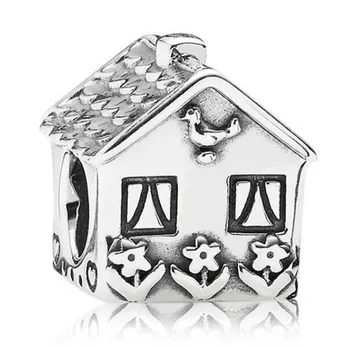 Autentické 925 Sterling Silver Textural Korálkové Víťazstvo Strane Symbolom Mieru Korálky Fit Pandora Náramok & Náhrdelník Šperky