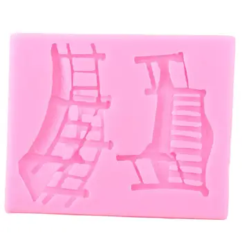 3D Plavidlá Lavičke Most Silikónové Formy Fondant Cake Zdobenie Nástroje DIY Tortu Pečenie Cukroví Hliny Čokoláda Gumpaste Plesne