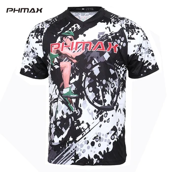 PHMAX Cyklistické Oblečenie, Dresy Motocross Závodné Priedušný rýchloschnúci DH Bike Tričko Cyklistika Dres Oblečenie Oblečenie MTB T-Shirt