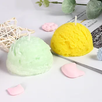 3D Ice Cream Tvar Gule Silikónové Formy Fondant Čokoláda Formy Cukru Plavidlá Cupcake Jelly Candy Cake Zdobenie Nástroje, Formy na Pečenie