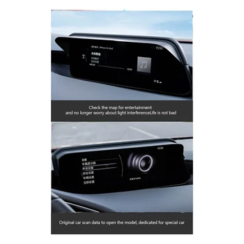 Auto stredovej Konzoly Navigačnej Obrazovke Slnečník Kryt Príslušenstvo pre Mazda CX CX30-30 2019 2020 2021