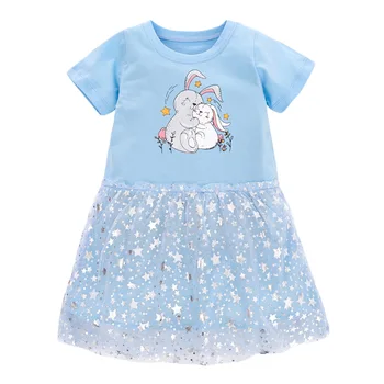 Malý Maven 2021 Letné Šaty pre Dievčatká Elegantné Princezná Šaty Strany Krásy Oblečenie pre Deti od 2 do 7 rokov