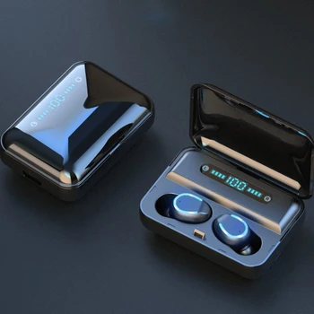 F9-5 Slúchadlá Plnenie Box 9D Bezdrôtové Slúchadlá Športové Stereo Vodotesné Slúchadlá Slúchadlá S Mikrofónom Bluetooth 5.0 TWS 2200mAh