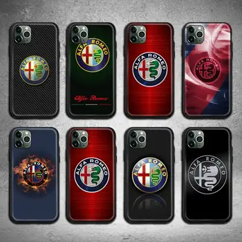 Super Auto Alfa Romeo Logo Telefón puzdro pre iphone 12 pro max mini 11 pro XS MAX 8 7 6 6 Plus X 5S SE 2020 XR prípade