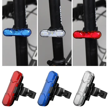 Vodeodolné LED Svetlo na Bicykel USB Nabíjateľné Požičovňa Chvost Bezpečnostné Výstražné Svetlo Bicyklov Svetla Cyklistické Doplnky