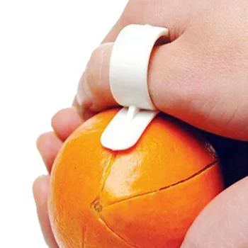 Ovocie Nástroj Tvorivé Kuchynské Pomôcky Plastové Orange Lúpací Nástroj S Krúžkom Otvoriť Orange Škrabka Prst