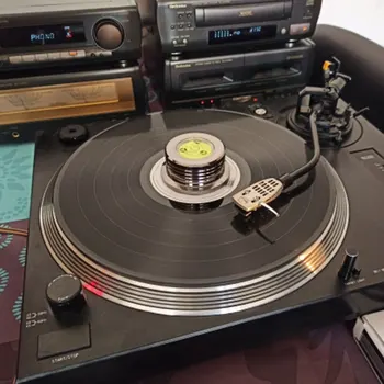 1pc Univerzálny 50Hz LP Vinyl Prehrávač Diskov Gramofón, Stabilizátor Hmotnosť Svorky Vysokej Kvality