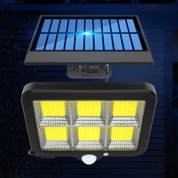 150 LED Solárne Svetlo Pohybový Senzor Vonkajší Vodotesný LED Záhradné Solárne Lampy, Reflektory Pre Záhradné Cesty, Ulica na Stenu Diaľkové Svetlo
