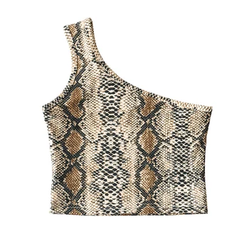 2021 Nové Jar Leto Ženy Ženy Bežné Polyester Leopard Košieľka Značky sexy vesta tank top Outwear