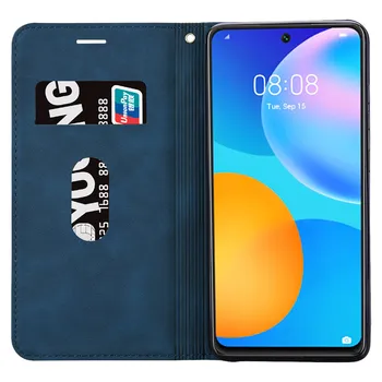 Pre Huawei P Smart 2021 Prípade Psmart 2021 Funda Flip Magnetické Kožené Book Obal Pre Huawei P Smart 2019 PSmart Z 2020 Prípadoch Etui