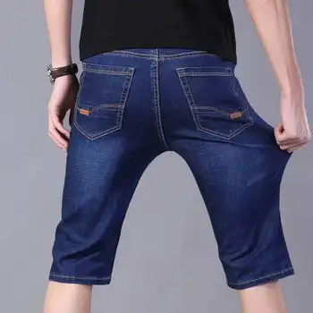 BaoZhuo pánske Krátke Džínsy Lete Classic Slim Fit Kvalitné Džínsy 2021 Džínsové Nohavice Mužské Nohavice Značky