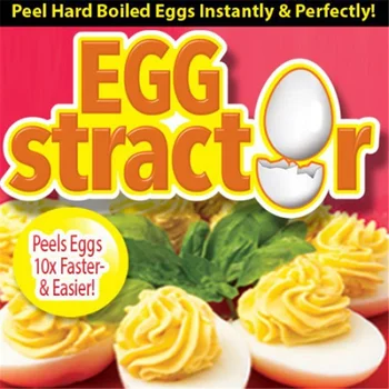 Hard-Varené Vajcia Shell Nástroje EggStractor Odstrániť Škrabka Magic Úžasné Matný Stroj Kuchynské Náradie