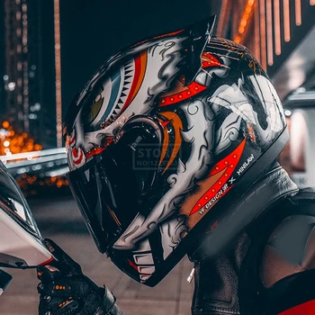 Nové Motocyklové Prilby Mužov Casco Moto Plnú Tvár Motocross Závodné Jazdecká Prilba S Priedušná Linner Capacete Moto 4 Ročné Obdobia