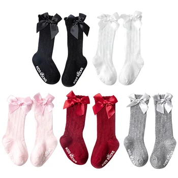 0-4Years Zimné Zahustiť Dieťa Roztomilý Kolená Vysoké Ponožky Deti Batoľa Candy Farby, Mäkké Ponožky Deti Nohy v Teple Detské Oblečenie Príslušenstvo