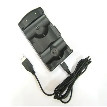 Dual Nabíjací Držiak Dock Nabíjací Stojan +USB Napájací Kábel Kábel pre Playstation Dualshock 3 PS3 Gamepad Radič Presunúť Navigáciu