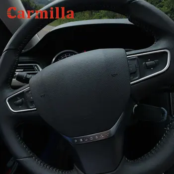 Carmilla 2ks Volantu, Trim Kryt pre Peugeot 508 Rokov 2011-2016 408 na roky-2020 Chrome stredovej Konzoly Vnútorné Styling Nerez