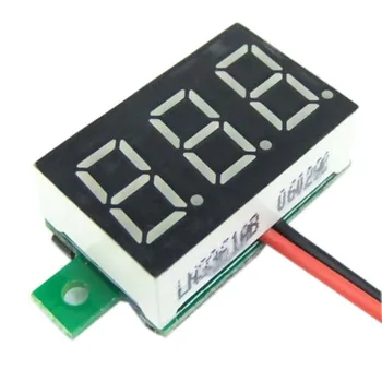 Mini Digitálny Voltmeter Napätie Tester Meter 0.28 Palcový 2.5 V-30V 0-100V LED Displej Elektronické Diely Príslušenstvo Digitálny Voltmeter