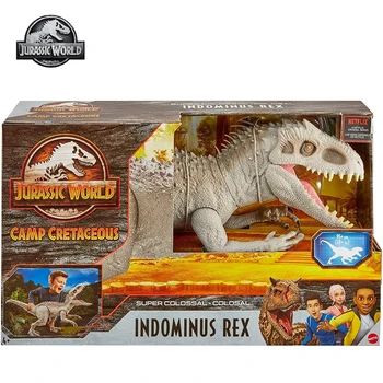 Jurský Svete Indominus Rex Dinosaurov Super Colossal Tábor Cretaceous Hnuteľného Akcie Obrázok Hračky pre Deti Narodeninám GPH95