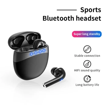 Bezdrôtové Slúchadlá TWS Pre Xiao Redmi Airpots Prípade Headset Potlačením Hluku Bluetooth Slúchadlá S Mikrofónom Telefón Bezdrôtové Slúchadlá