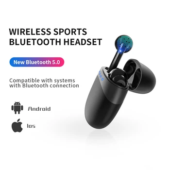 Bezdrôtové Slúchadlá TWS Pre Xiao Redmi Airpots Prípade Headset Potlačením Hluku Bluetooth Slúchadlá S Mikrofónom Telefón Bezdrôtové Slúchadlá
