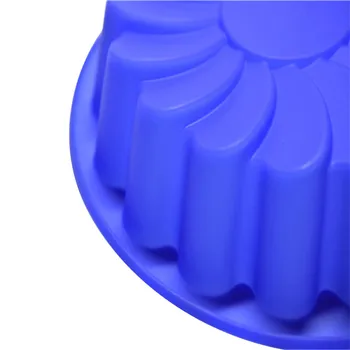 Silikónové Veľké Kvetinové Špirála Tvar Tortu Formy 3D Puding Muffin Čokoláda Formy Chlieb Pekáreň pečící DIY Kuchynský Nástroj Pečenie