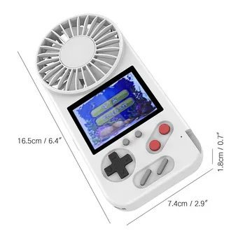 Mini Gameboy Ventilátora Ručné Prenosné Herné Konzoly Kipas Budak USB Retro Klasickej Hry 500