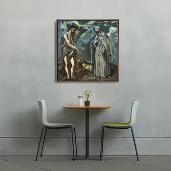Domáce Dekorácie Vytlačiť Plátno Umeleckých Obrazov Na Stenu Pre Obývacia Izba Plagát Námestie Plátno Potlače Obrazy Španielsky El Greco