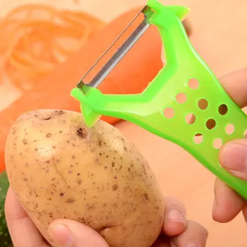 Nový 1 Kus multifunkčné Strúhadlo Apple Škrabka Apple Kuchyňa Zeleniny Mrkva Gadgets Ovocie Frézovanie Nôž Dvojité Hlavu Veľkoobchod